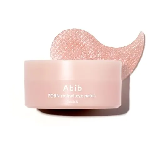 Abib Pdrn Retinal Eye Patch Glow Jelly Koreanische Augenklappen Für Geschwollene Augen Und Dunkle Ringe, Anti Falten, Kollagen, Koffein, Niacinamid 60 Pflaster,