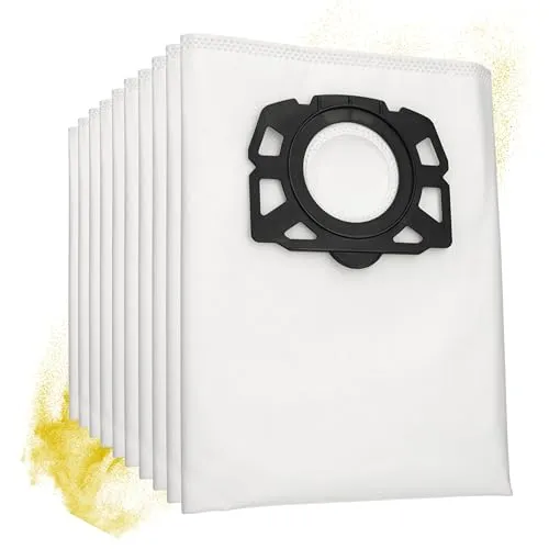 Flies-Filtertueten für Kärcher Serie WD6 - WD 6 P Premium, alternativ zu 2.863-006.0 2.863-006.0 Staubsaugerbeutel/Vliesfilterbeutel von Microsafe® 10