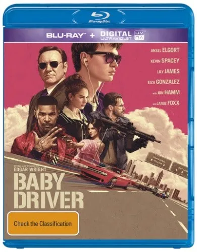 Baby Driver (Blu-ray/UV) [Region Free] [Blu-ray] - DVD - New