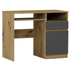 Moderner Schreibtisch Eiche Artisan / Anthrazit