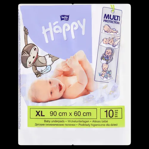 Bella Baby Happy Hygiene Pads Xl 90 Cm X 60 Cm 10 Stück