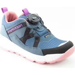 Superfit Mädchen FREE RIDE BLAU/ROSA 8010 - Sneaker mit GORE-TEX Membrane für Wasserdichtigkeit und Atmungsaktivität, ausgestattet mit BOA Fit System für präzisen Sitz und komfortabler, austauschbarer Innensohle.