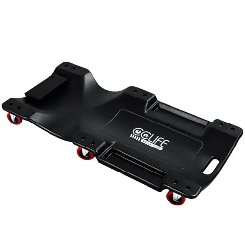CCLIFE Transportroller Rollbrett für KFZ Werkstatt - Robustes Montagerollbrett mit 200kg Tragkraft, ideal für Fahrzeugreparaturen. Mit kompakten Maßen von 102 x 48 x 12 cm für einfache Handhabung.
