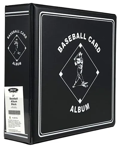 BCW Sammelkarte BCW Baseball Album schwarz 3