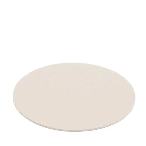 Hey Sign Untersetzer rund, ca 9 cm, Wollweiß 03, Stärke 5 m in weiß von Hey Sign