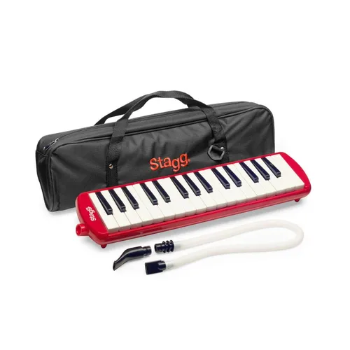 STAGG Melodica mit Tasche rot