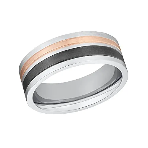 s.Oliver Bicolor Ring aus Edelstahl für Damen von s.Oliver
