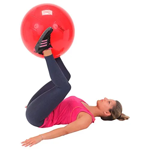 GYMNIC Gymnastikball 55 cm - Rot - Gymnastikball von Behrend, ideal für Fitness und als Sitzkugel, fördert die Körperhaltung und stärkt die Muskulatur.