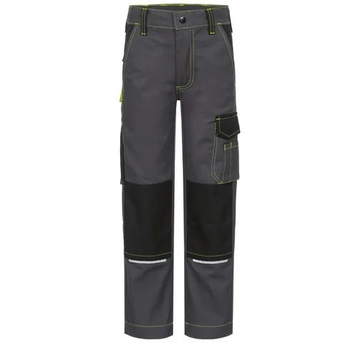 Craftland Schutzhose OKE Twill-Kinderhose CRAFTLAND® Grau/Schwarz 22483-098 Gr.098/104