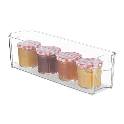 Kühlschrank organizer Küchen Aufbewahrungsbox Vorratsbehälter 3,2 l transparent