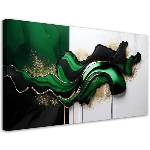 Feeby Leinwand Bilder in gold von Feeby