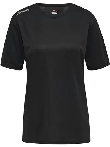 newline Women's Women CORE Functional T-Shirt S/S, Schwarz, M