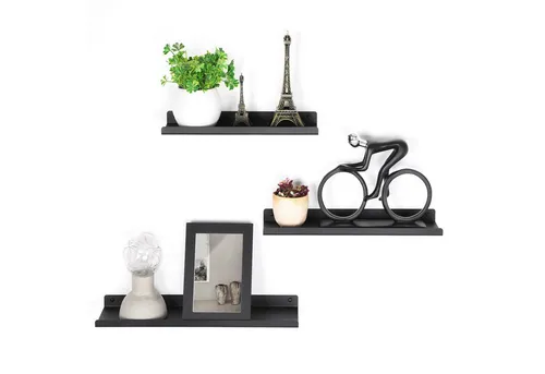 Wandregale & Simse Schwarz von SONGMICS