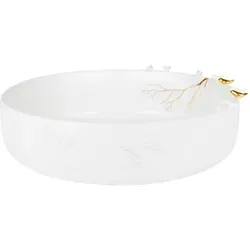 Räder Porzellangeschichten große Schale Vogelschwarm - Dekoschalen mit 3-dimensionalen Elementen, handbemalt und verziert mit goldenem Decal, bringen die Natur stilvoll in Ihr Zuhause.