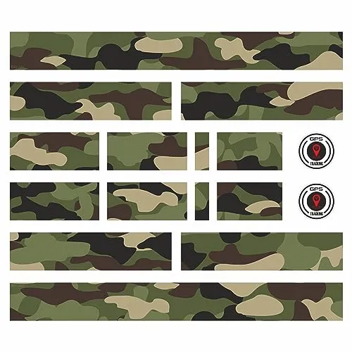 Produktbild BIKE-label Fahrrad Rahmen Aufkleber 16-teilig XL Sticker Set E-Bike Camouflage X400058