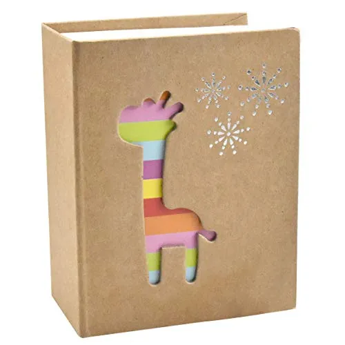 Fotoalbum Einsteckalbum 6 X 4, Potoalbum Klein 100 Fotos Fotobuch Weiße Seiten Fotoalben Liebe für Hochzeit, Kinder, Baby Mädchen