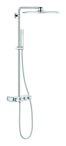 Grohe Euphoria SmartControl 310 Duschsystem 26508000, chrom, Cube Duo - Brausegarnituren mit SmartControl für individuell einstellbare Wassertemperatur und -menge, inklusive GROHE DreamSpray® für perfektes Strahlbild und EcoJoy Wasserspar-Technologie.