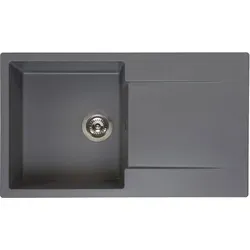 Reginox Amsterdam 10 Grey Silvery Granit Spülbecken grau von Reginox