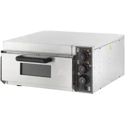 GastroHero Pizzaofen Basic 35 - Großküchentechnik mit 35 cm Backkammerdurchmesser und Temperatur bis 350°C. Ideal für einfache Bedienung und perfekte Pizzazubereitung.