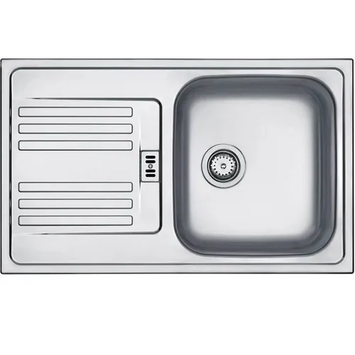 FRANKE EUROFORM EFL 614-78 Einbauspüle aus Edelstahl - Sanitäranlagen & Zubehör - Reversible Einbauspüle mit 90 mm Eckradius für einfache Reinigung und Flexibilität, ideal für Küchen mit begrenztem Platz.