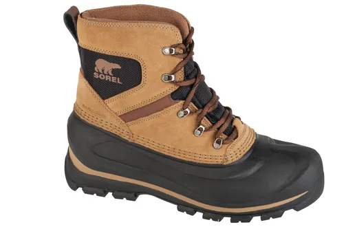 Sorel Herren Buxton Lace Boot WP - Wasserdichte Schneestiefel in Delta, Black, 44 EU - Wanderschuhe aus hochwertigen Materialien, bequem kombinierbar und ideal für Alltag und Freizeit - perfekt für jedes Wetter!