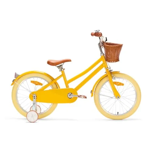 Generation Hip Kinderfahrrad 18 Zoll - Gelb - Fahrrad für Kinder von 5 bis 7 Jahren
