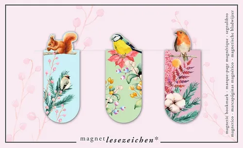 MOSES Magnetlesezeichen Bird Romance