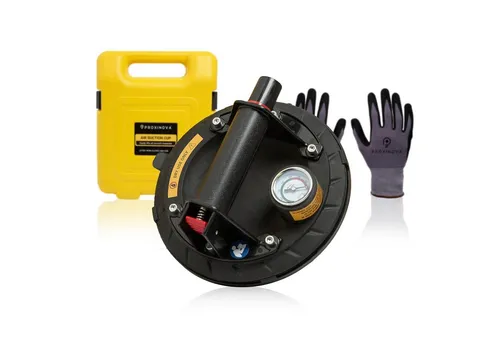 Proxinova Plattenheber Saugnäpfe 8 Zoll - Plattenheber für Fliesen, Marmor und Fenster, Hochleistungsvakuum mit 100 kg Tragkraft für sicheres Heben und Transportieren.