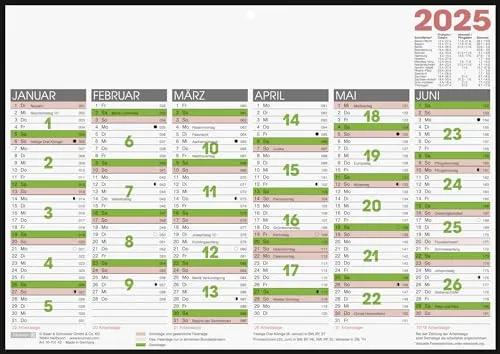 BRUNNEN Tafelkalender 2025