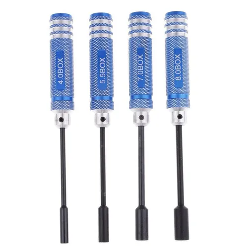 Produktbild Innensechskant Schlüssel Set 4mm 5,5mm 7mm 8mm Sechskant Steckschlüssel Satz NEU