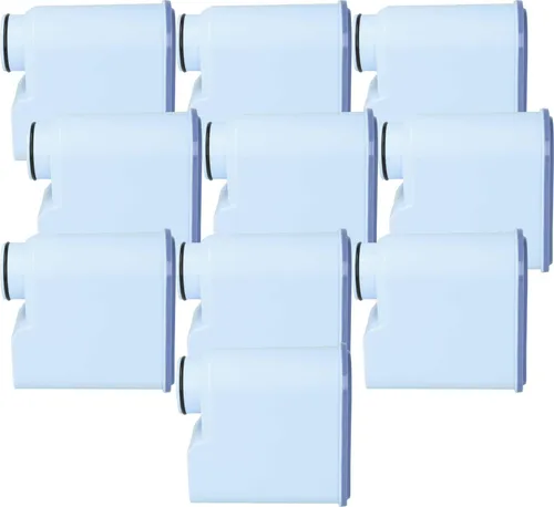 vhbw 10x Wasserfilter Filter Ersatz für Philips AquaClean CA6903/22, CA6903/10, CA6903/00 für Kaffeevollautomat, Espressomaschine Hellblau