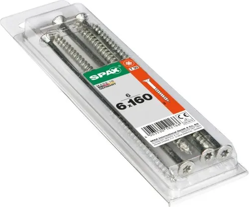 Spax Universalschrauben 6.0 x 160 mm TX 30 - 6 Stk.  Schraube