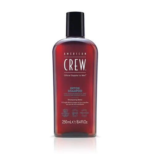 American Crew 33400522001, 250 ml, Shampoo, Männer, Alle Haare, Alle Farben, Antischuppen, Weichmachend