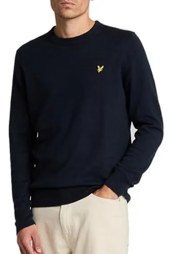 Lyle & Scott Herren Strickpullover – Merinowolle - Pullover für Herren aus 70% Baumwolle und 30% Wolle, weich und warm; vielseitig kombinierbar für lässige und elegante Anlässe.
