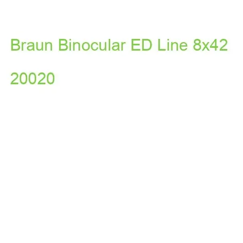 Braun Binocular ED Line 8x42 20020