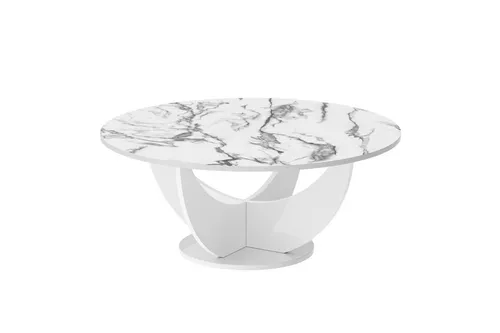 Design Couchtisch HRC-111 Hochglanz in weiß von Design Impex