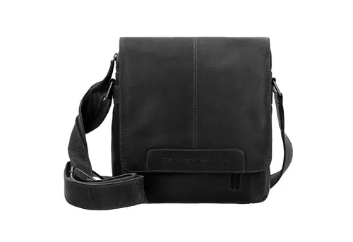 The Chesterfield Brand Wax Pull Up Umhängetasche 22 cm - Schwarz - Elegante Umhängetasche aus hochwertigem Leder, mit robustem Wax Pull Up Finish für Stil und Langlebigkeit.