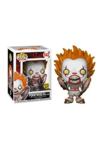 Funko 194550 Figur 542 It Pop Vinyl Pennywise W/Spider Legs, GITD, 9 cm, Mehrfarbig, FU12ZZ38774