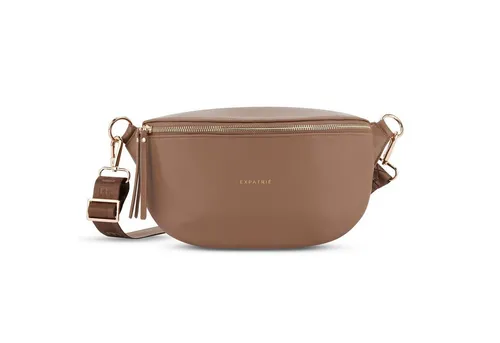 Expatrié Gürteltasche Alice Medium - Hochwertige Bauchtasche aus Kunstleder - Gürteltasche aus hochwertigem PU-Kunstleder, wasserabweisend und ideal für Alltag und Festivals. Minimalistisches Design mit praktischem Smartphone-Fach und stilvollem Haken am verstellbaren Gurt.