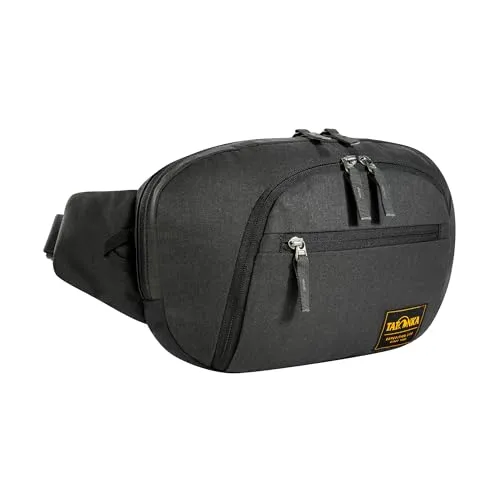 Tatonka Hip Sling Pack 5 Kapok black (040) - Gürteltasche in lässiger Canvas-Optik, vielseitig tragbar als Bauchtasche oder Sling Bag. Hergestellt aus recyceltem Polyester mit Kapok-Anteil und 10 Jahre Garantie.