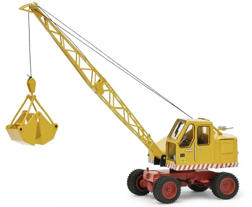 SCHUCO, Schaufel in gelber Farbe - FUCHS 301, 1/32, SCH7768