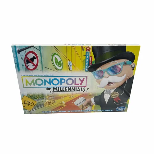 Hasbro Monopoly Für Millennials Brettspiel Gesellschaftsspiel Familien Spiel NEU