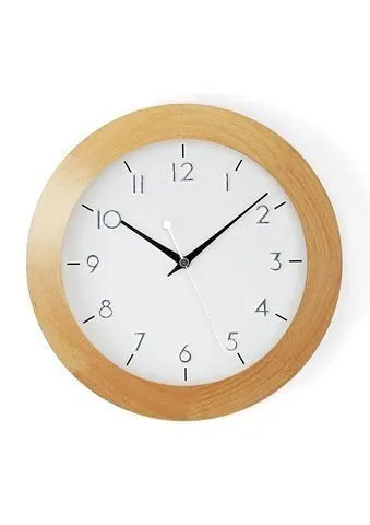AMS Funkwanduhr 770994 - Elegante Quarz-Funkwanduhr aus Buche, ideal für Wohnzimmer, Büro oder Flur. Mit einem Durchmesser von 29 cm und stilvollem Design setzt sie Akzente in jedem Raum.