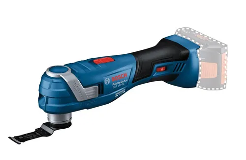 Bosch Multifunktionswerkzeug GOP 18V 34 - Akku 18V, ergonomisches Design mit integrierter LED und werkzeuglosem Zubehörwechsel