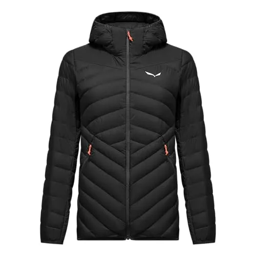 Salewa Brenta RDS Down Damen Tourenjacke - Schwarz - Größe 40 - Funktionsjacke für Damen, mit hochwertiger RDS Daunenfüllung für optimale Wärme und Atmungsaktivität beim Wandern.