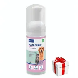 Virbac Allerderm-Reinigungsschaum 100ml + Überraschung für den Hund