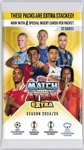 Match Attax Extra 2024/25 saszetki z kartami 1szt. Topps 5053307074644