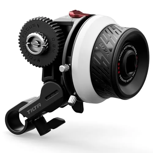 Tilta Pocket Follow Focus | Präzise Fokuskontrolle für kreative Aufnahmen - Schnellfokussierring für präzise Fokuskontrolle, ausgestattet mit A/B-Stopps und Flüssigkeitsdämpfungssystem. Kompatibel mit den meisten Kameras und Objektiven.