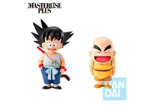 Dragon Ball - Son Goku & Krillin Figur - Action- & Spielfiguren, detailreiche Statue von Son Goku & Krillin, perfekt für Sammler und Fans ab 15 Jahren.