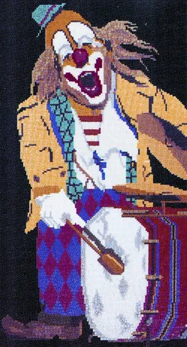 Mini Stecksystem Clown XXL-Motiv mit 12.800 Teilen - Sets für kreative Köpfe, inklusive XXL-Steckvorlage für detailreiche Figuren und stundenlangen Bastelspaß.